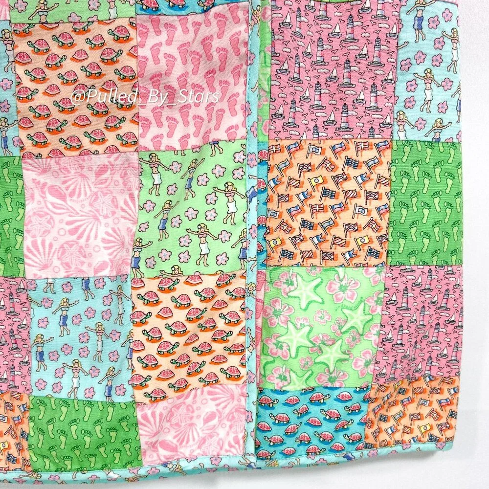 VINEYARD VINES Colorful Pastel Summertime Patchwork A-Line Skirt - Size 6 - EUC! - Picture 5 of 14
